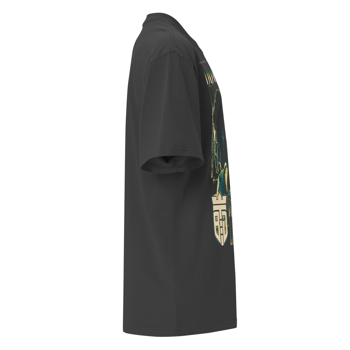 Brian Thomas Jr. “Vintage” Oversized T-shirt Faded Black