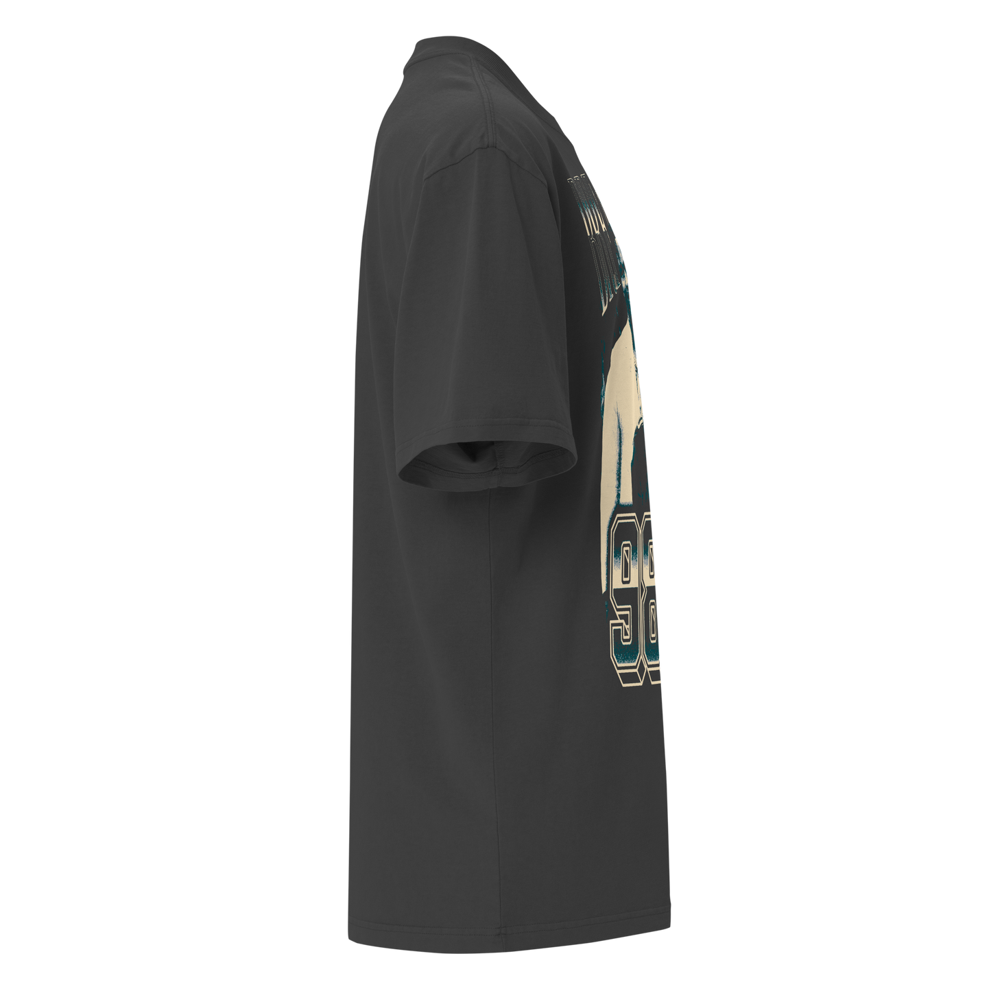 Jalen Carter “Vintage” Oversized T-shirt Faded Black