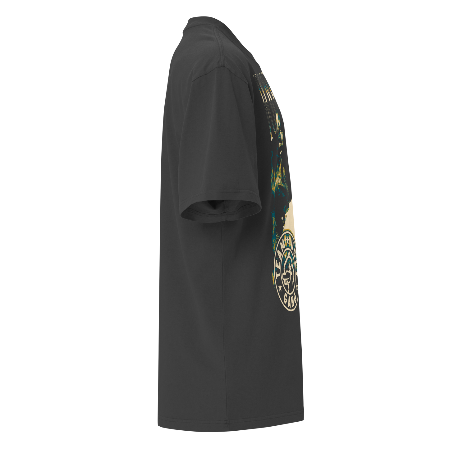 Team Ugly Gang “Vintage” Oversized T-shirt Faded Black