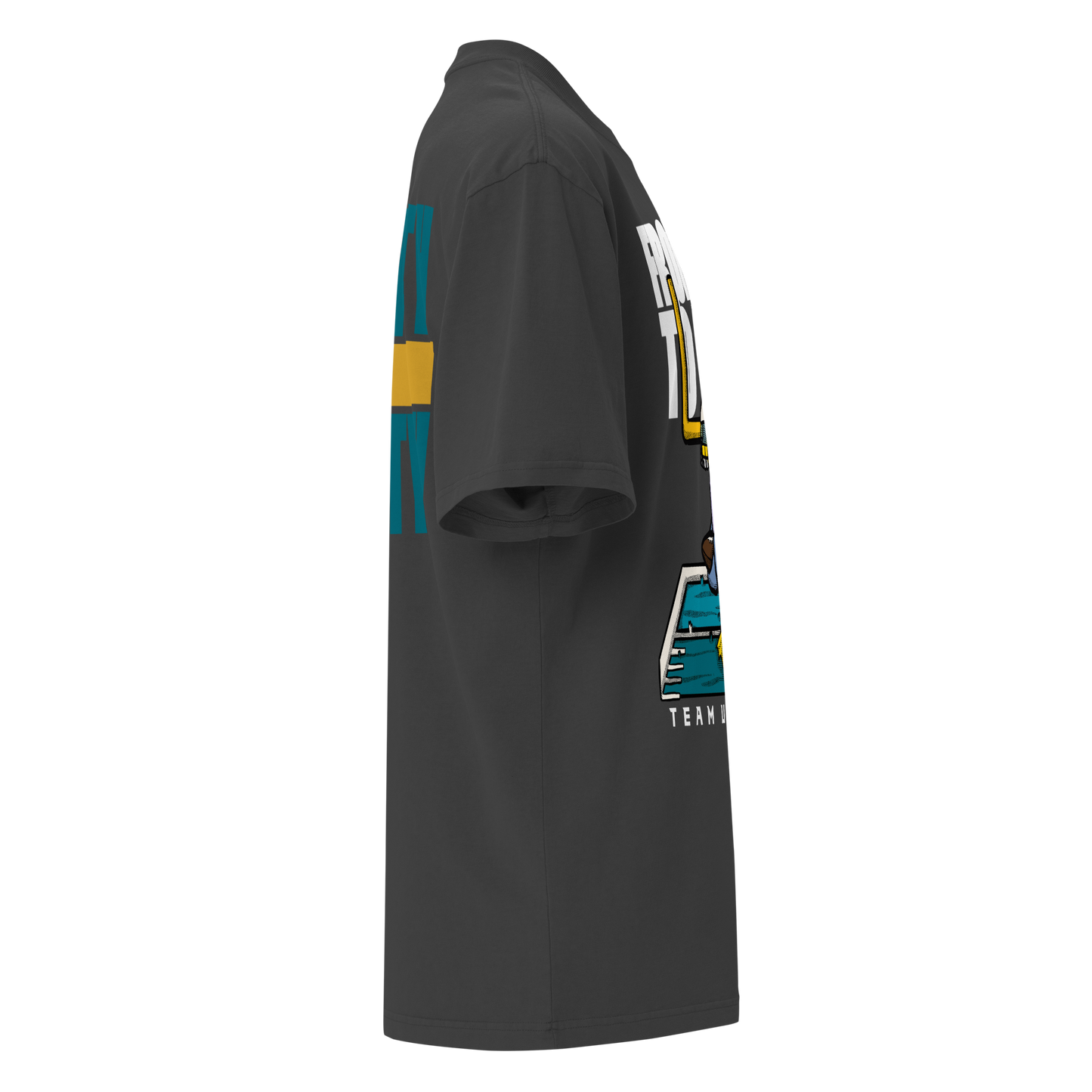 Team Ugly Gang “From Start To Finish” Oversized T-shirt Faded Black