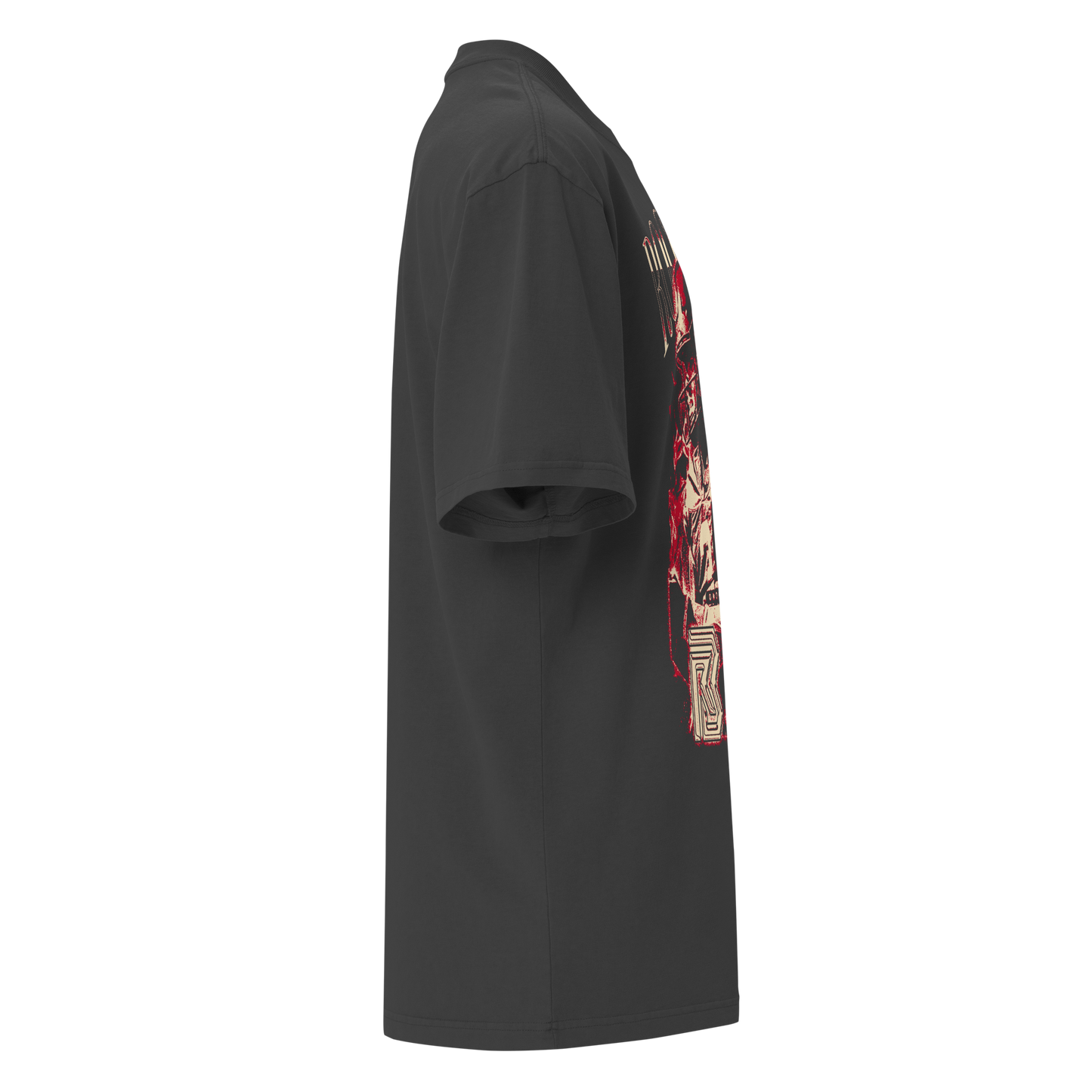 Rocco Becht "Vintage" Oversized T-shirt Faded Black