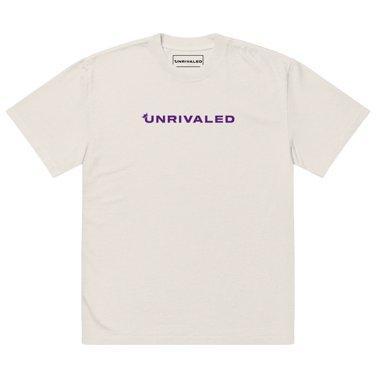 Unrivaled "Logo" Oversized T-shirt (Purple)