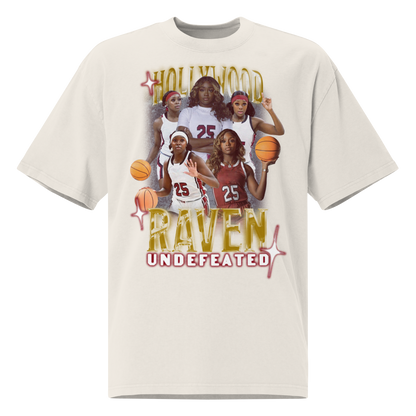 Raven Johnson "Ravenge Tour" Oversized Shirt Faded White