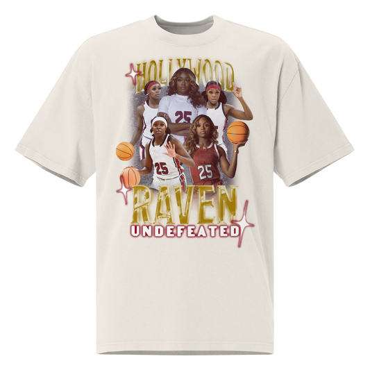 Raven Johnson "Ravenge Tour" Oversized Shirt Faded White