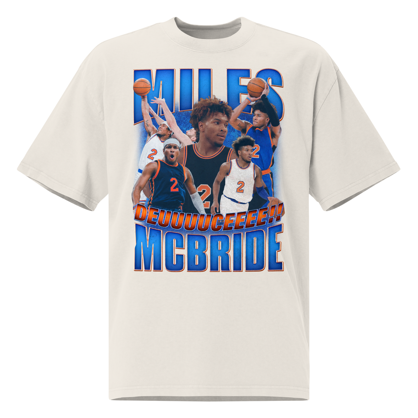 Miles McBride "Collage" Oversized Faded Shirt