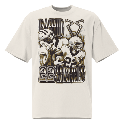 Rashid Shaheed “Vintage” Oversized T-shirt Faded White