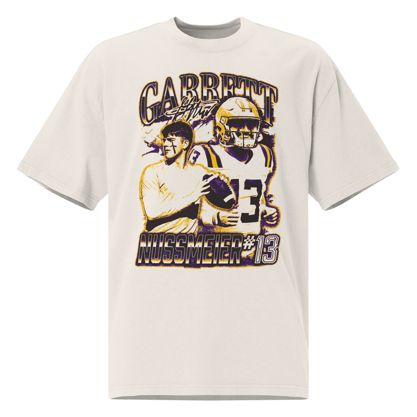 Garrett Nussmeier "Collage" Oversized T-Shirt