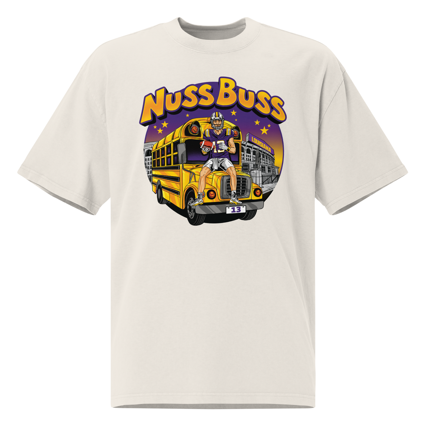 Garrett Nussmeier "Nuss Buss" Oversized T-Shirt