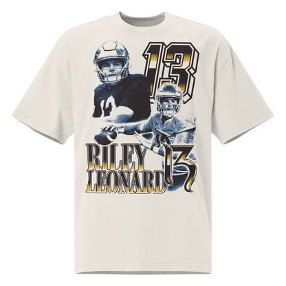 Riley Leonard “Vintage” Oversized T-shirt Faded White