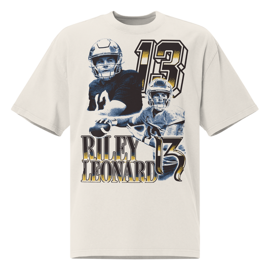 Riley Leonard “Vintage” Oversized T-shirt Faded White