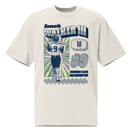 Kenneth Walker III "Retro" Oversized T-Shirt
