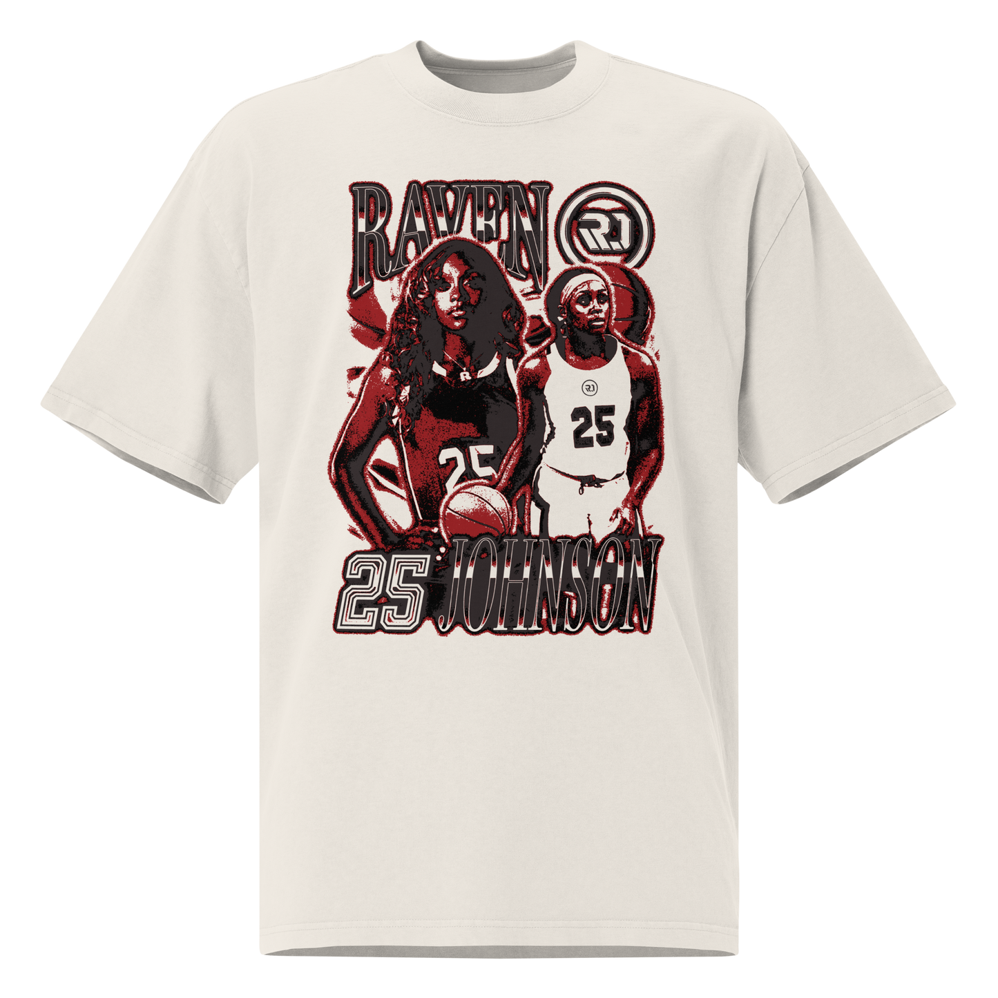 Raven Johnson "Vintage" Oversized T-Shirt