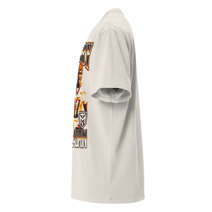 Terry McLaurin “Vintage” Oversized T-shirt Faded White