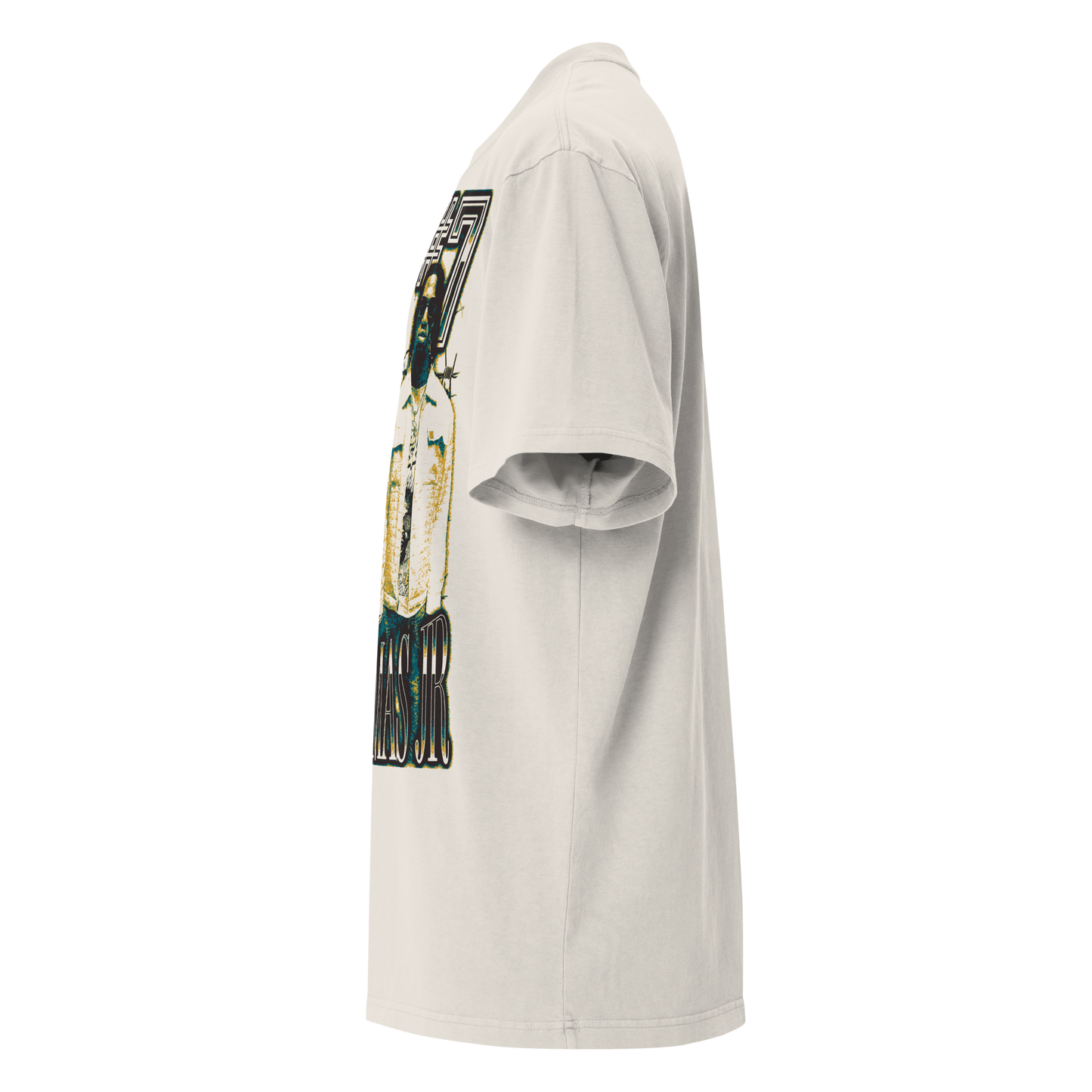 Brian Thomas Jr. “Vintage” Oversized T-shirt Faded White