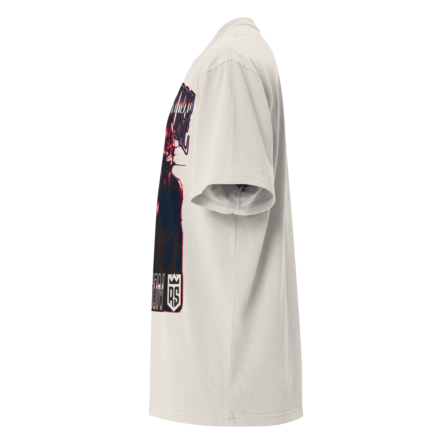 Rhamondre Stevenson “Vintage” Oversized T-shirt Faded White