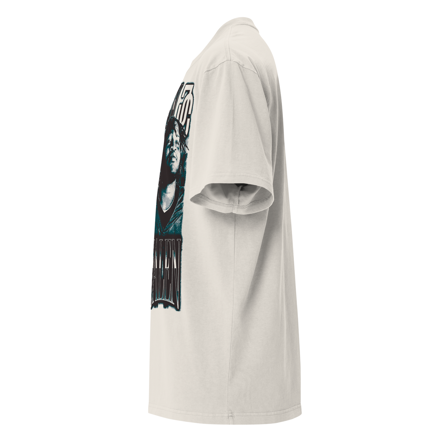 Jalen Carter “Vintage” Oversized T-shirt Faded White