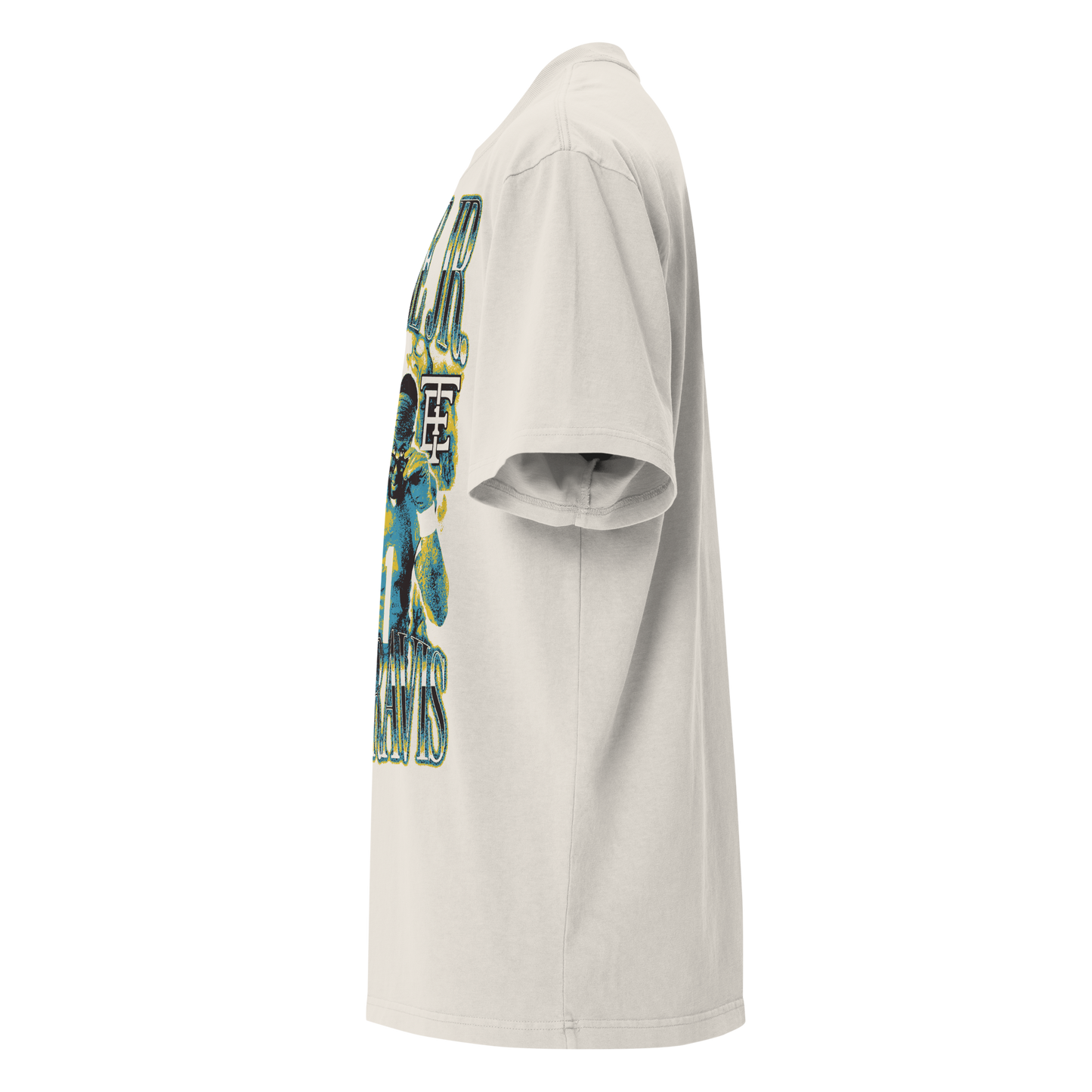 Travis Etienne Jr. “Vintage” Oversized T-shirt Faded White