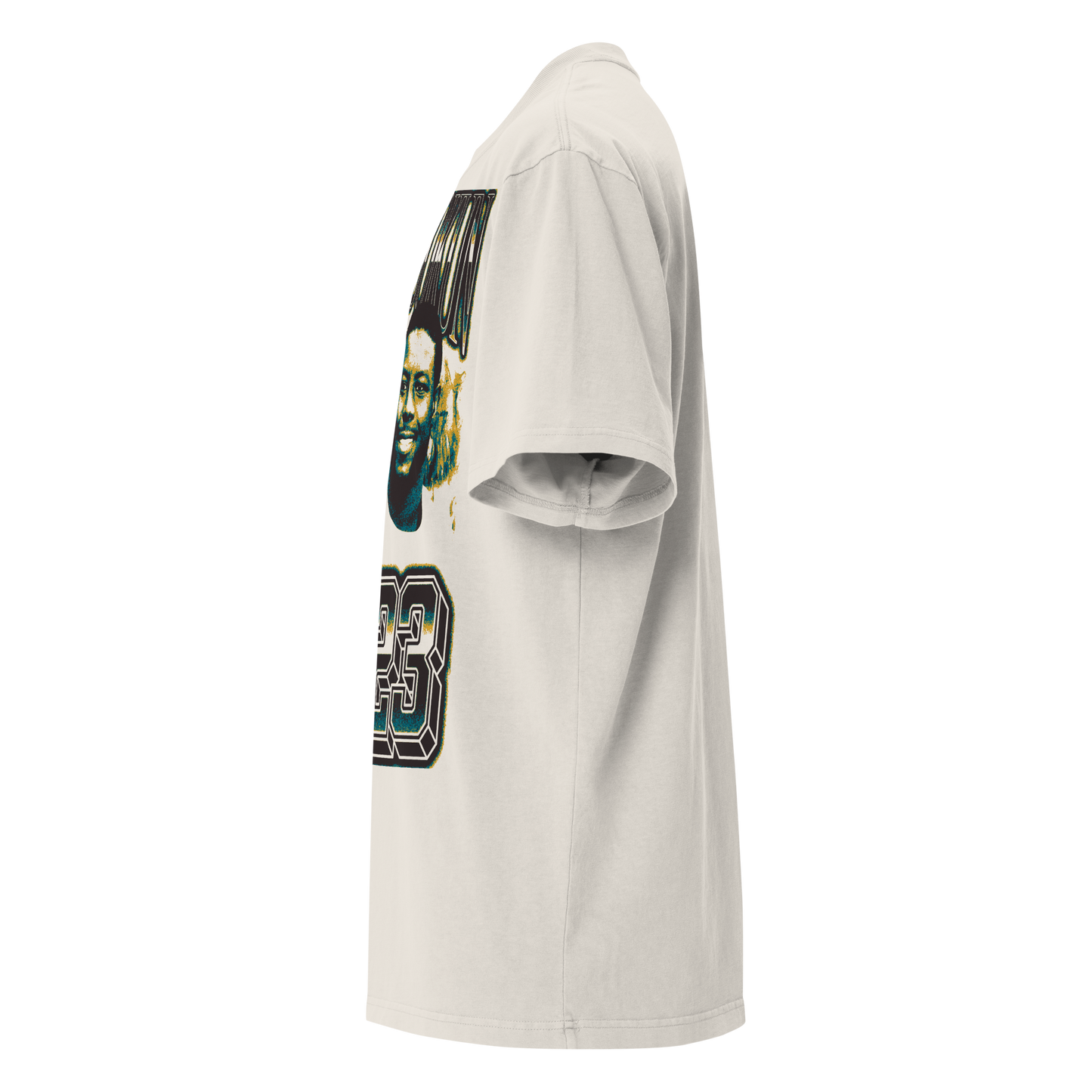 Team Ugly Gang “Vintage” Oversized T-shirt Faded White