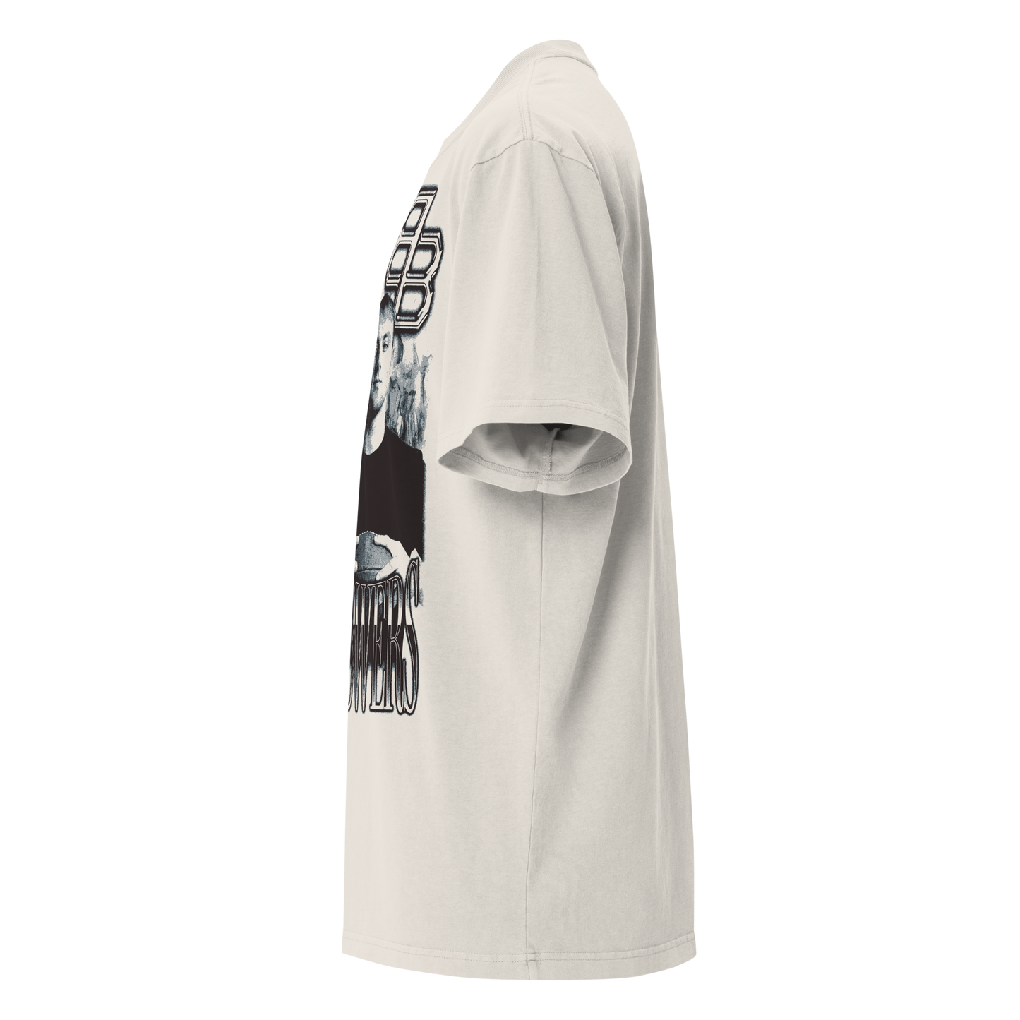 Brock Bowers “Vintage” Oversized T-shirt Faded White