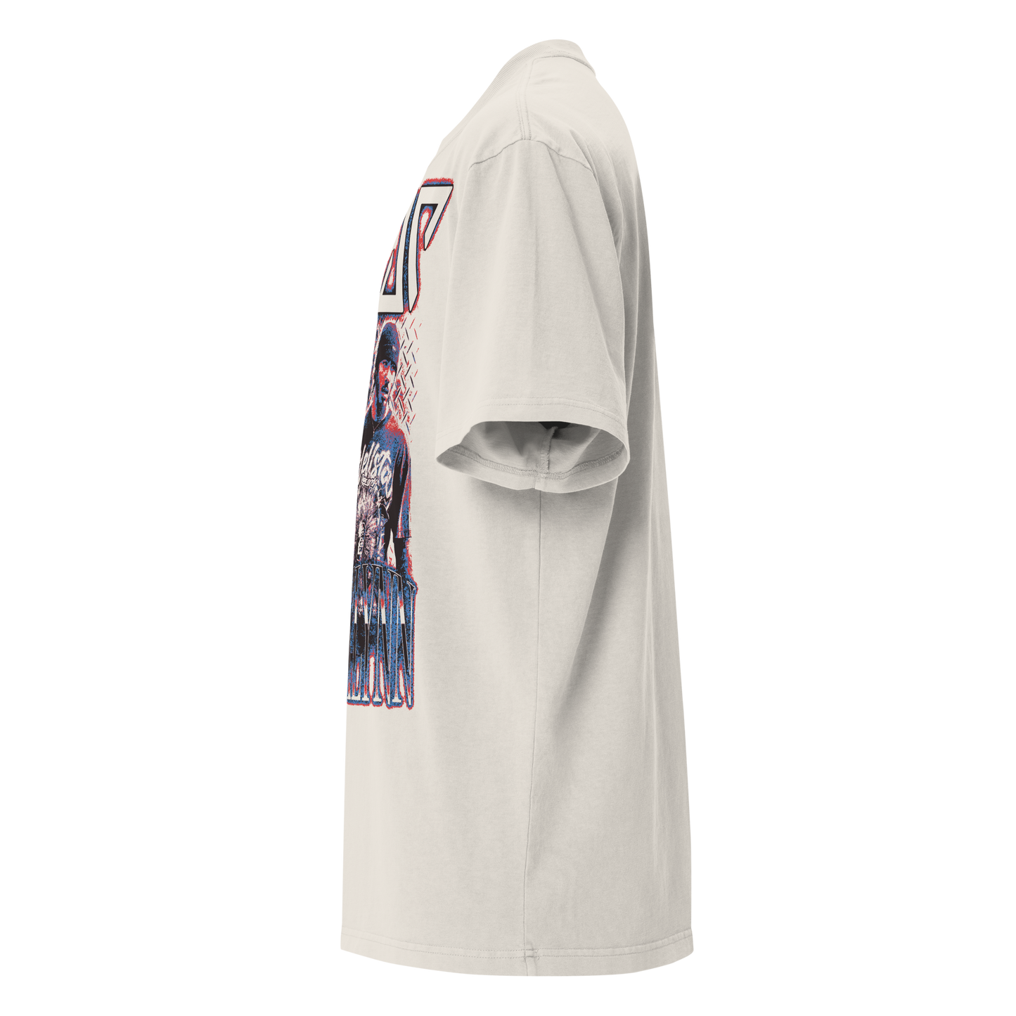 Ja'Lynn Polk “Vintage” Oversized T-shirt Faded White