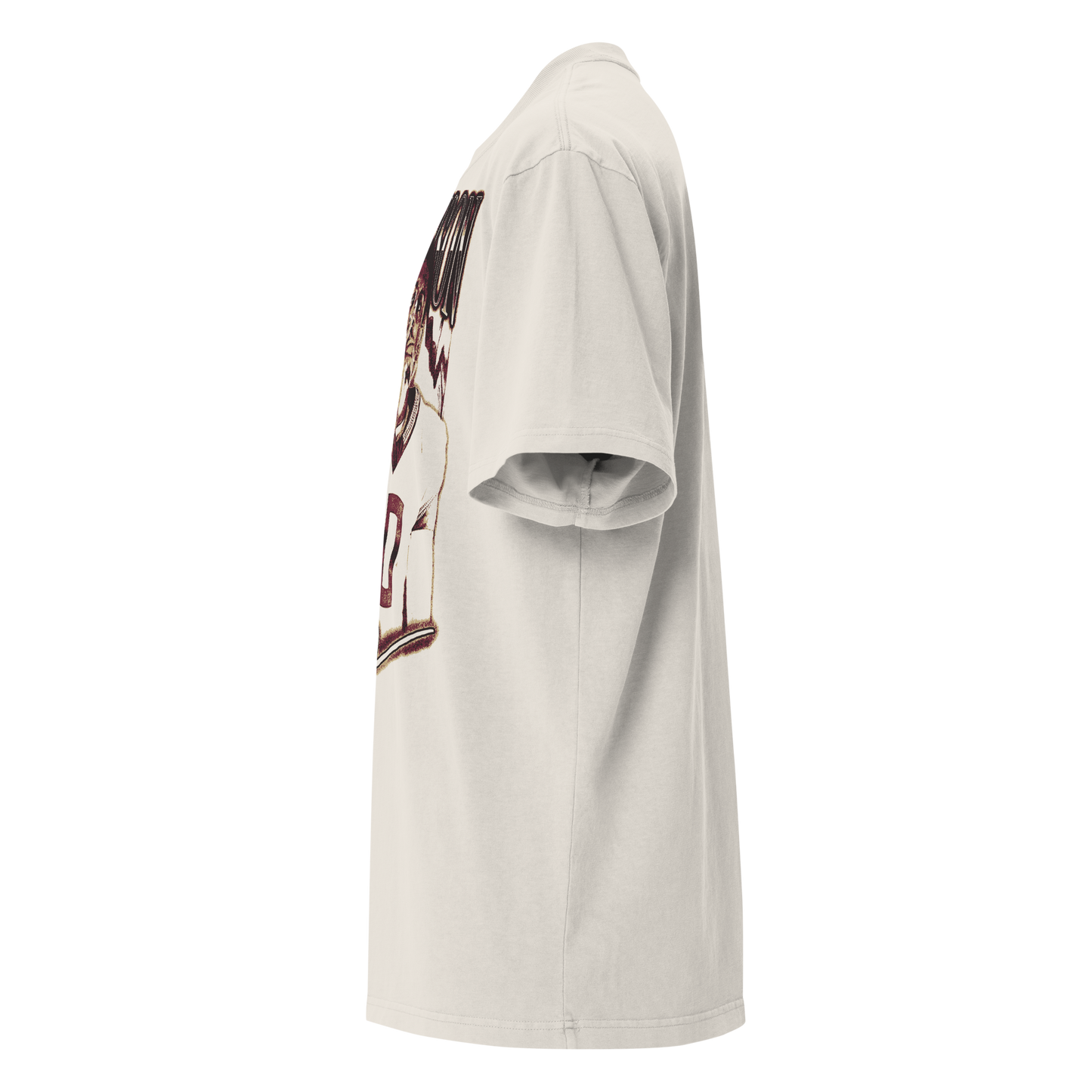 Malik Benson “Vintage” Oversized T-shirt Faded White