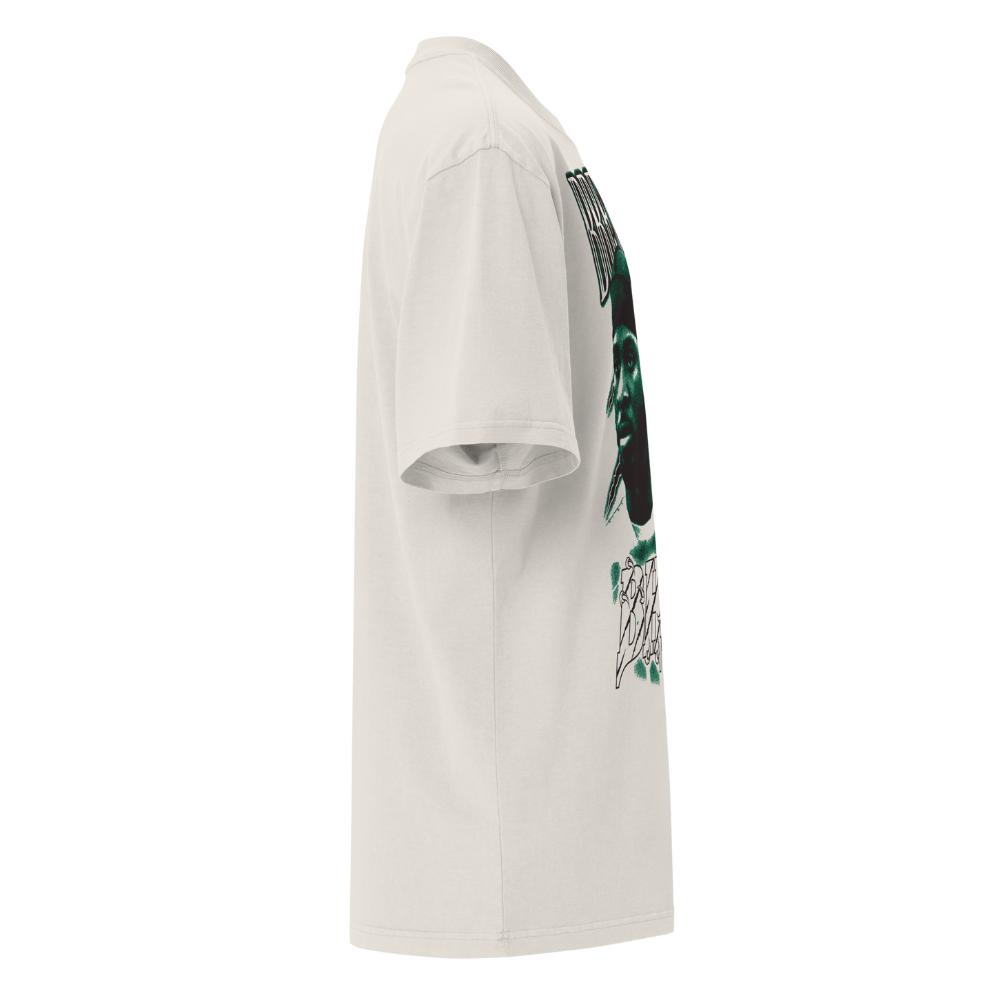 Breece Hall "Vintage" Oversized T-shirt Faded White