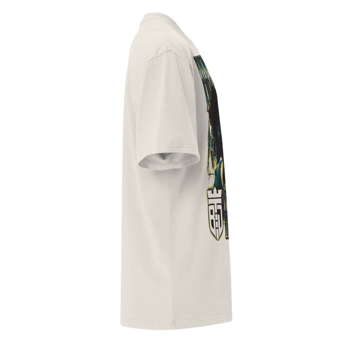 Brian Thomas Jr. “Vintage” Oversized T-shirt Faded White