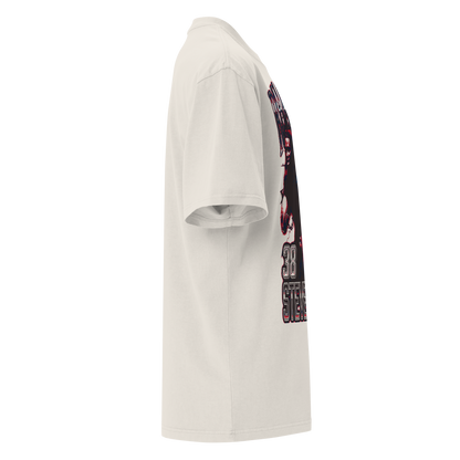 Rhamondre Stevenson “Vintage” Oversized T-shirt Faded White