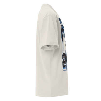 Tyjae Spears “Vintage” Oversized T-shirt Faded White