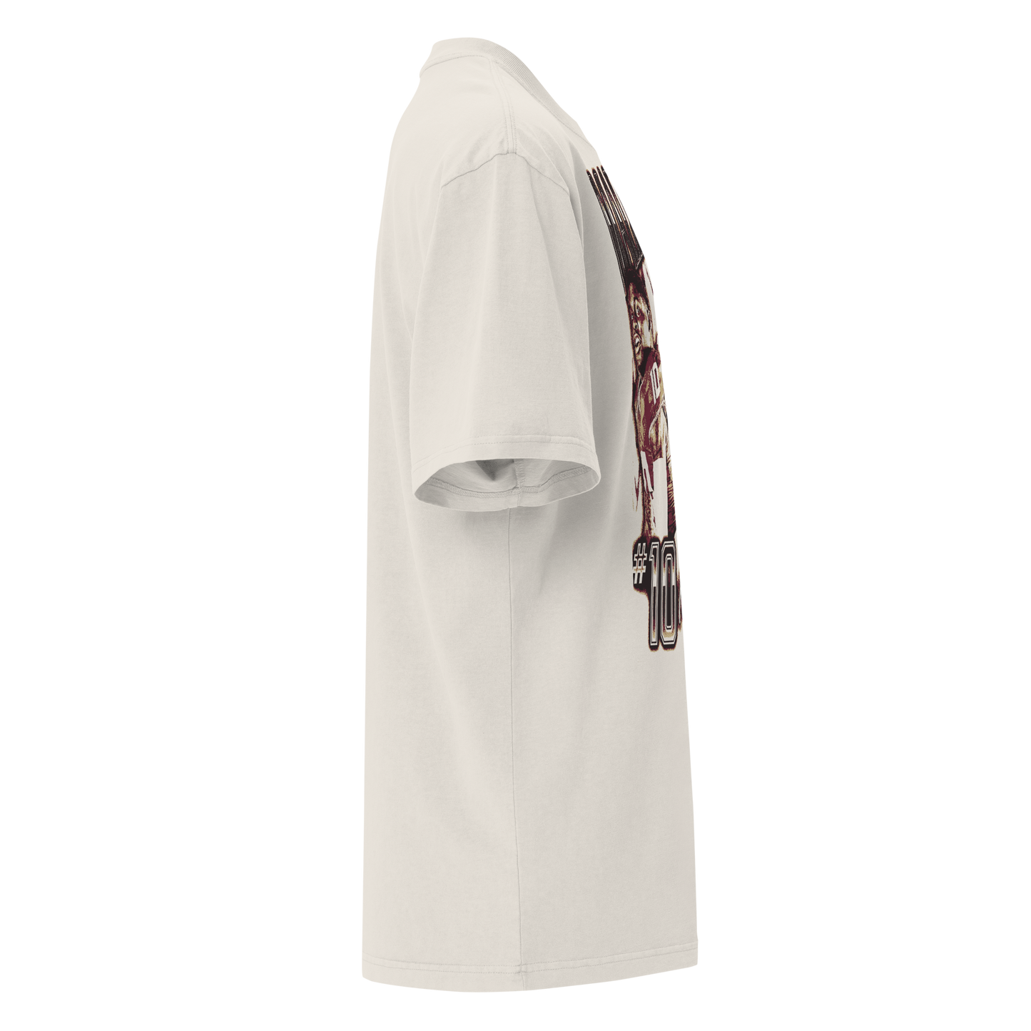 Malik Benson “Vintage” Oversized T-shirt Faded White