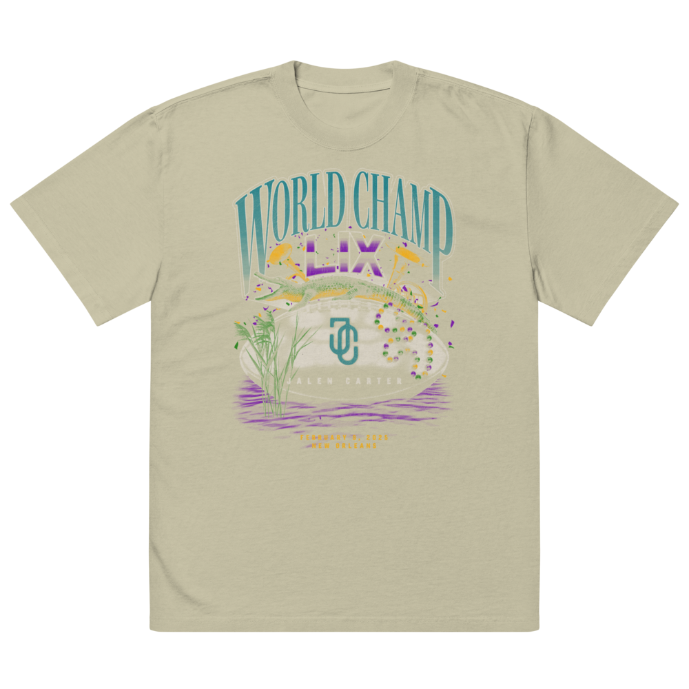 Jalen Carter "World Champ" Oversized T-shirt