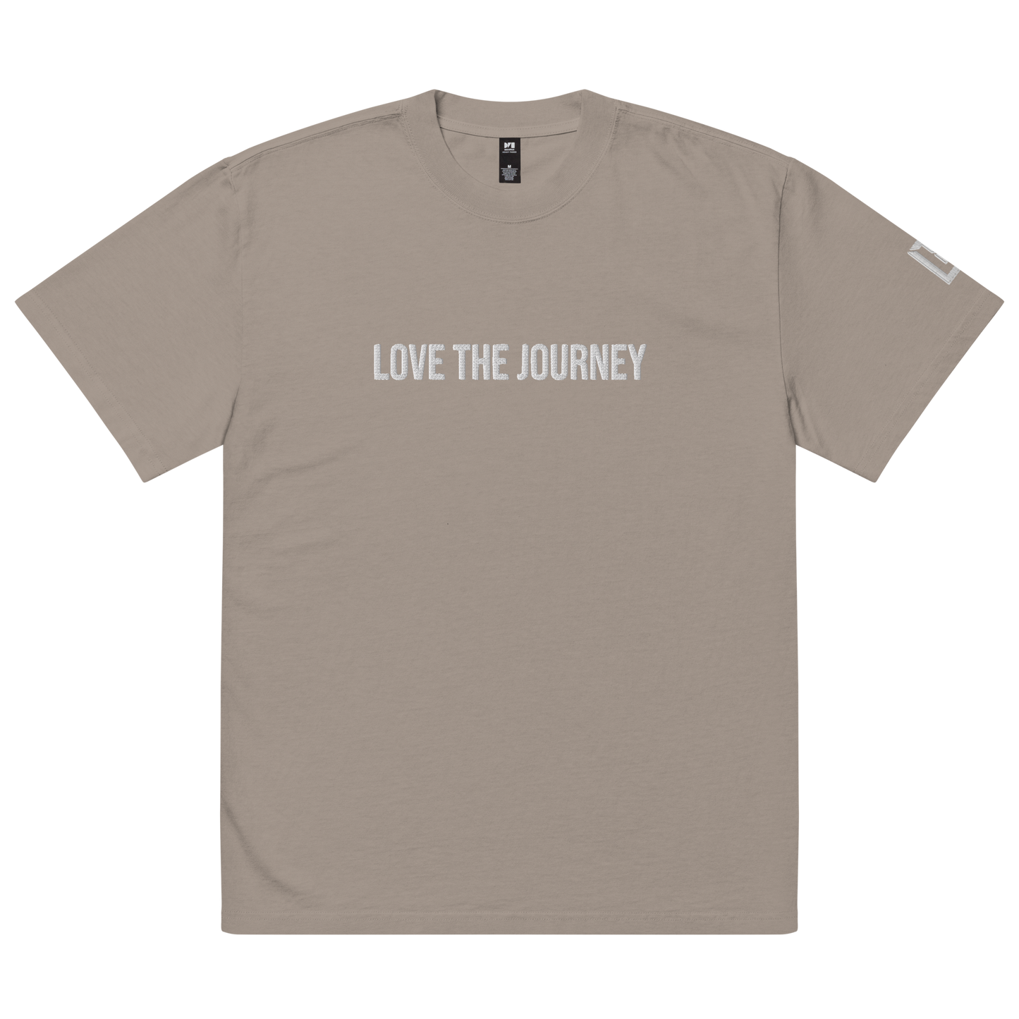 Lenny Torres "Love the Journey" Embroidered Oversized T-Shirt