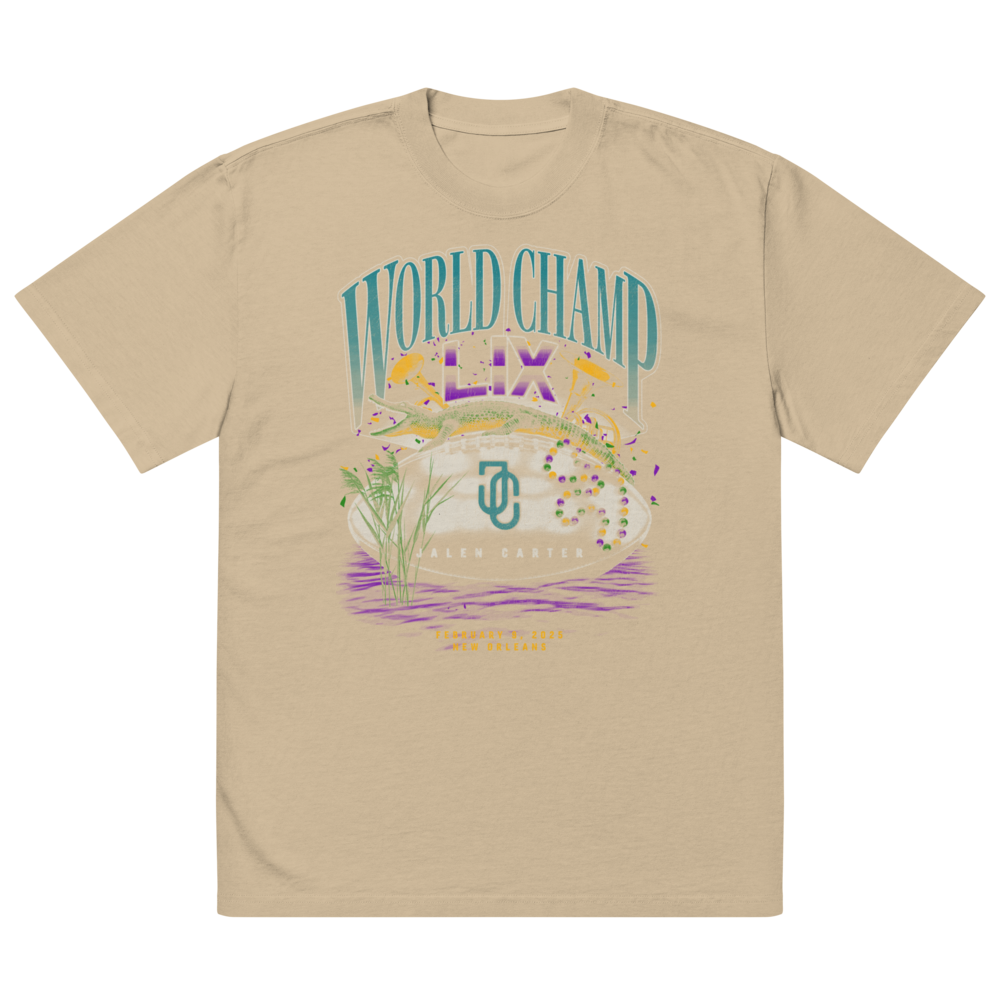 Jalen Carter "World Champ" Oversized T-shirt