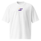 Justin Jefferson "Longest Touchdown" Oversized Heavyweight T-Shirt White