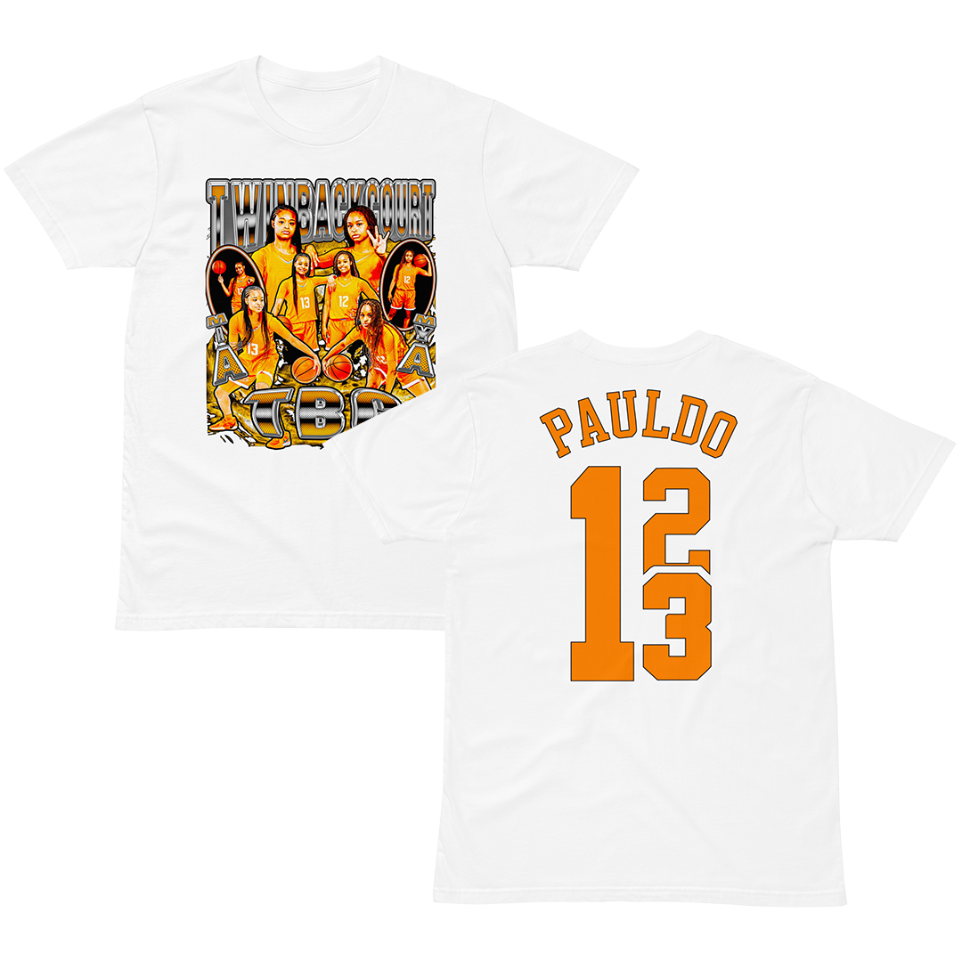 Twin Back Court "Collage" Unisex T-shirt