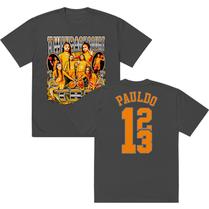 Twin Back Court "Collage" Oversized T-shirt
