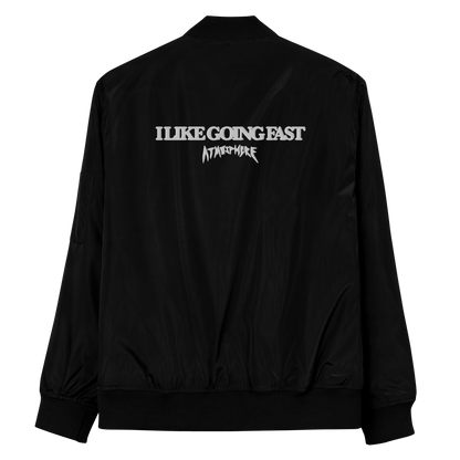 Atmosphere "I Like Going Fast" Bomber Jacket Black