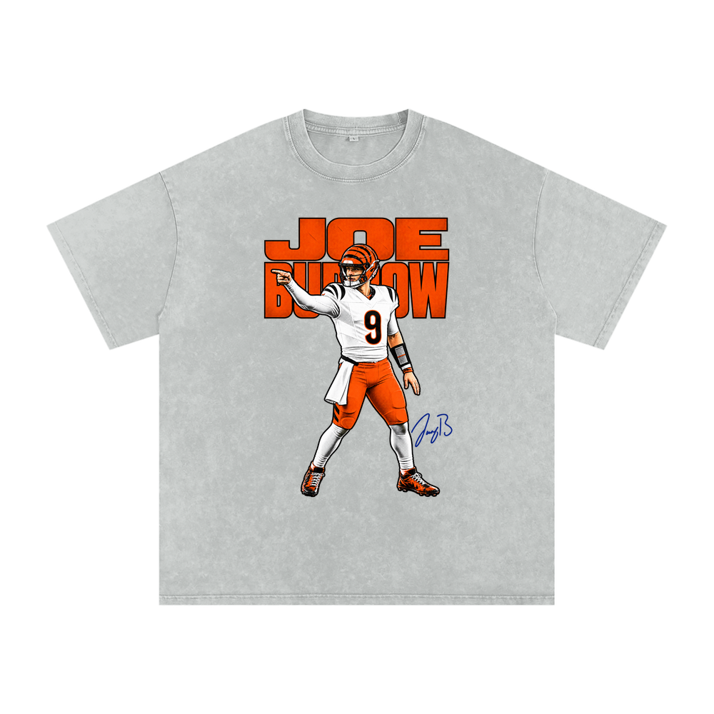 Joe Burrow Halftone Boxy Washed T-shirt