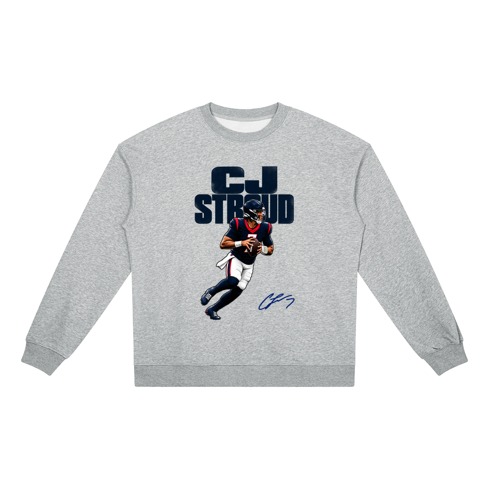 C.J. Stroud Houston Halftone Heavyweight Crewneck