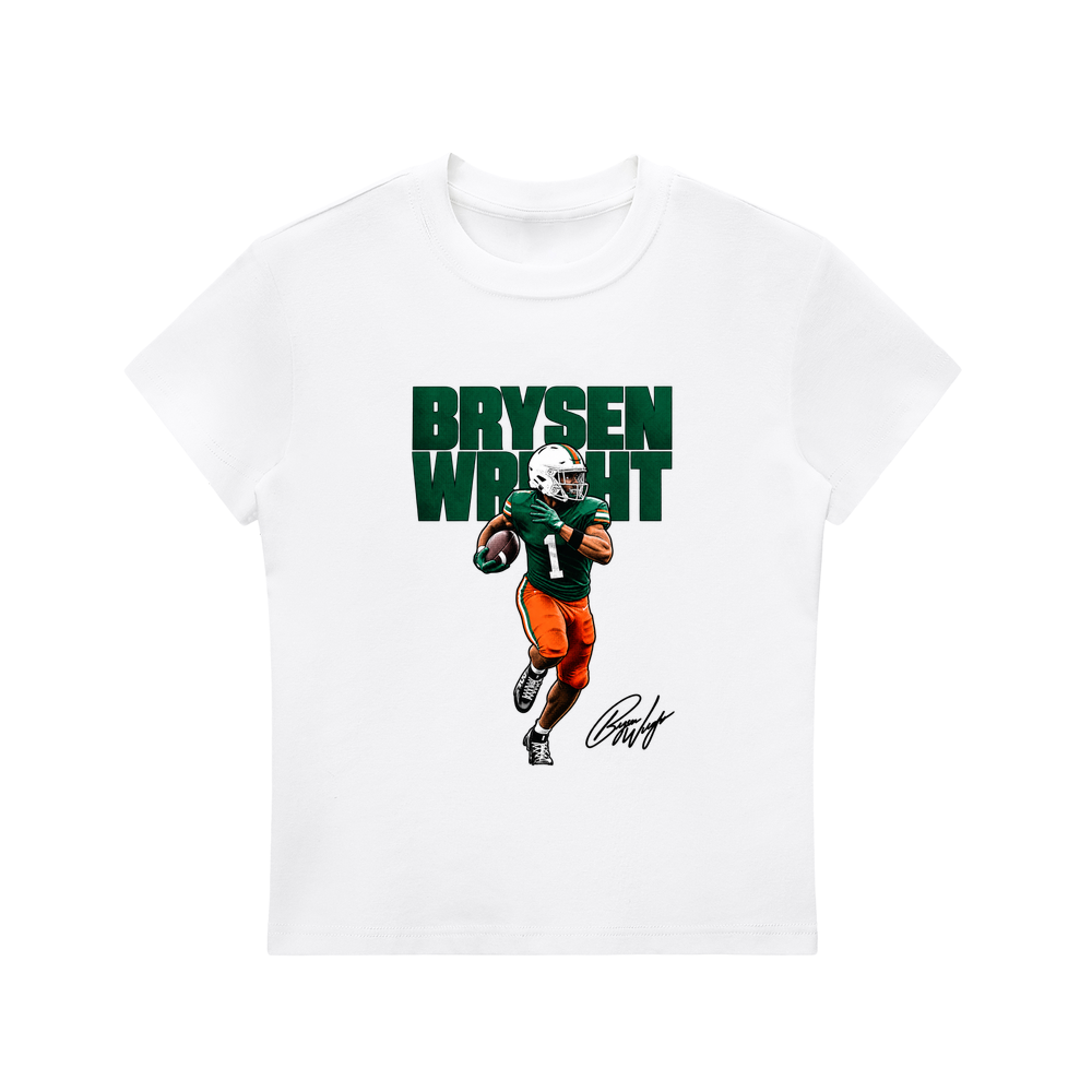 Brysen Wright Halftone Women's T-shirt