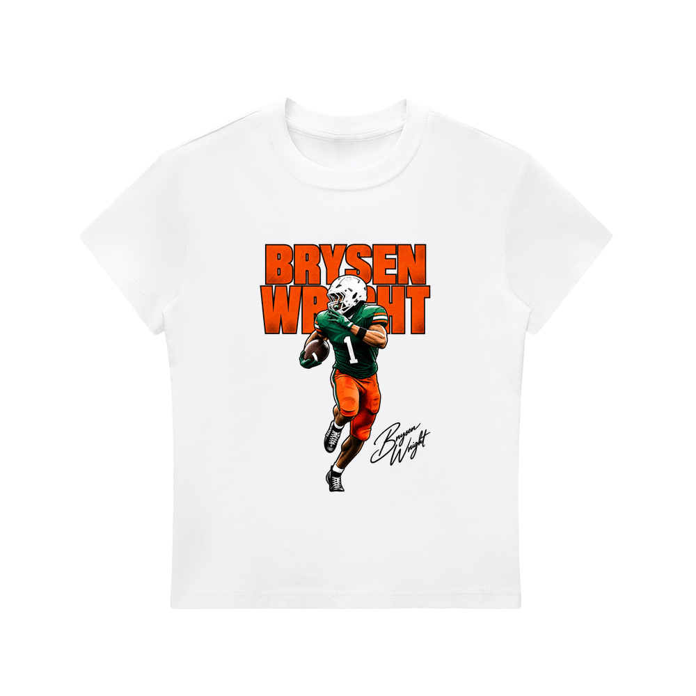 Brysen Wright Halftone Women's T-shirt