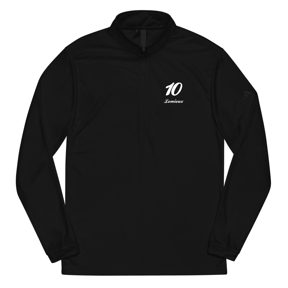 Nick Lemieux Name & Number Quarter Zip Black