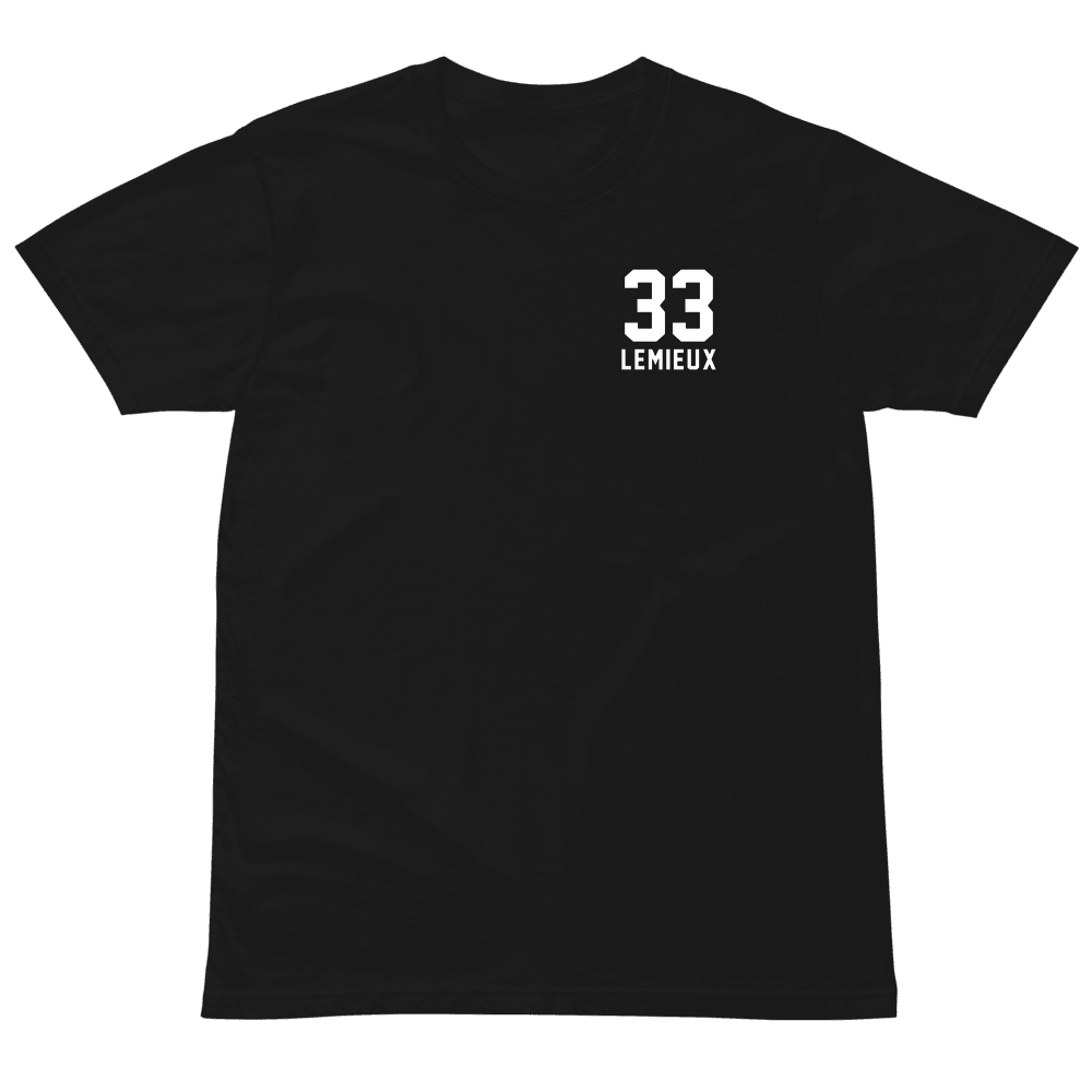Nick Lemieux Name & Number T-shirt Black