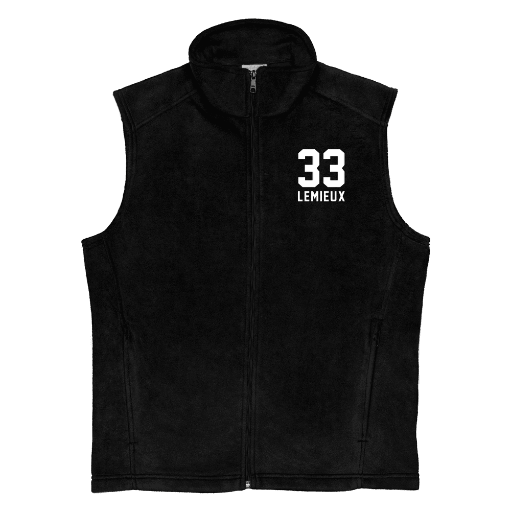 Bo Nix Nick Lemieux Fleece Vest Black