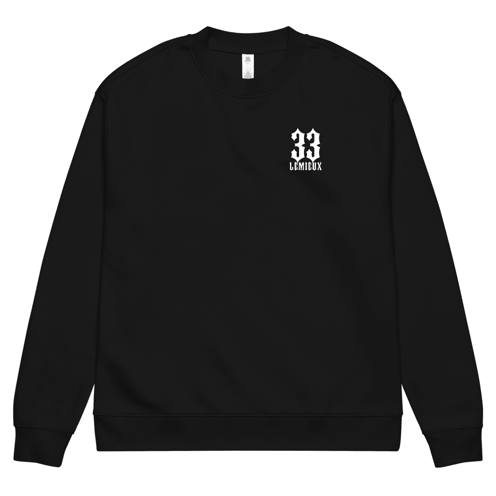 Nick Test 4 Name & Number Crewneck Black
