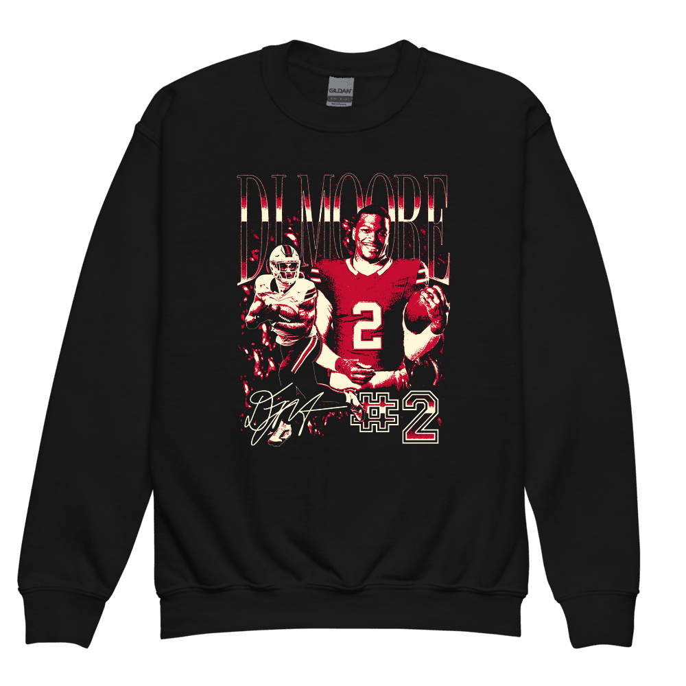 Test Athlete 2 Vintage Youth Sweatshirt Black