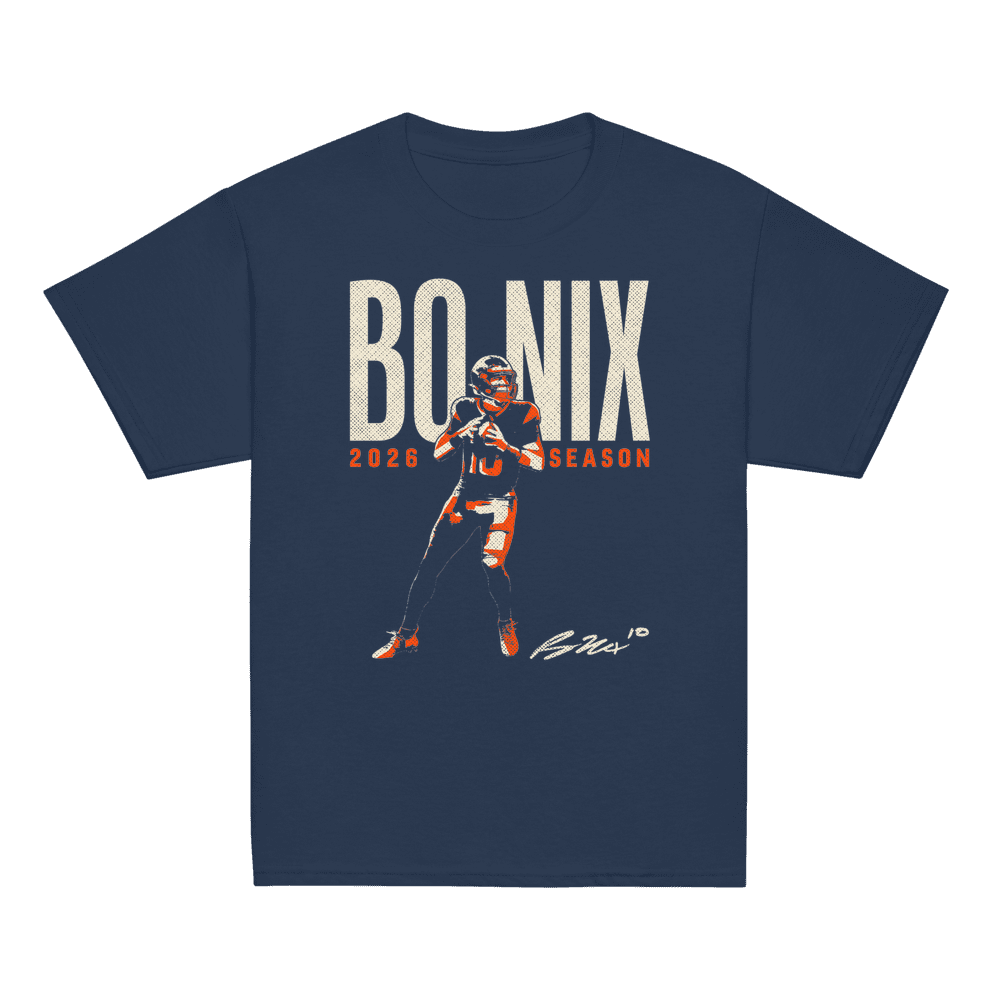 Bo Nix Halftone Youth T-shirt