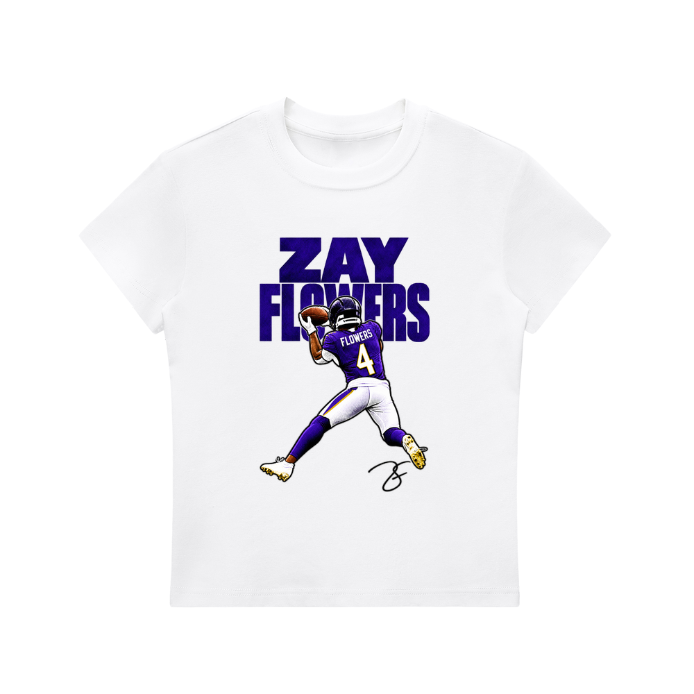 Zay Flowers Halftone Women's T-shirt