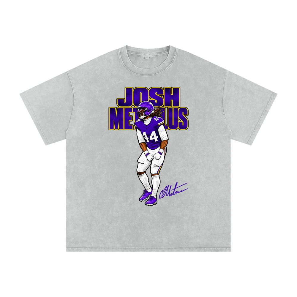 Joshua Metellus Halftone Boxy Washed T-shirt
