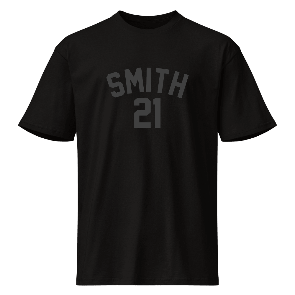 Bo Nix Smith 21 T-shirt Black
